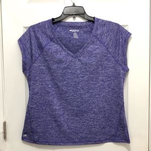 Purple Heathered Ideology T-shirt, Sz XL